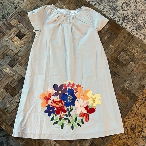 Hanna Andersson Floral Cotton Dress NWT - Picture 1 of 10
